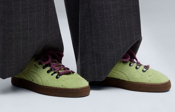 puma suede hike groen sneakers outdoor-veters 129 euro