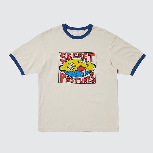 uniqlo keith haring ringer t-shirt