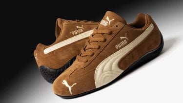 Puma dropt dé moto-sneakers van 2025 in stijlvol bruin