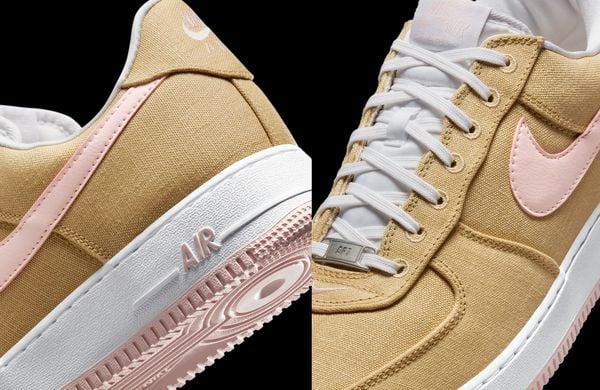 Nike Air Force 1 Low Canvas Linnen Lente Sneakers 223332