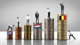 Het mediaan vermogen per land in 2026 Nederland snel armer
