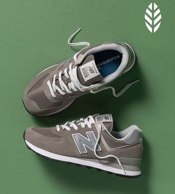 new balance 574, green leaf, groenste grijs, sneakers, eco