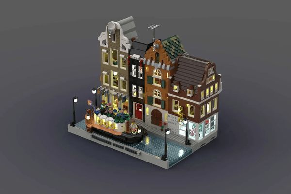 Amsterdam Canal Houses LEGO NEDERLANDSE SET 22