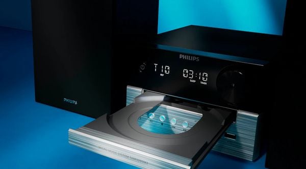 Philips TAM4505M2 12 audiosysteem 80w vermogen krachtig geluid gratis koptelefoon