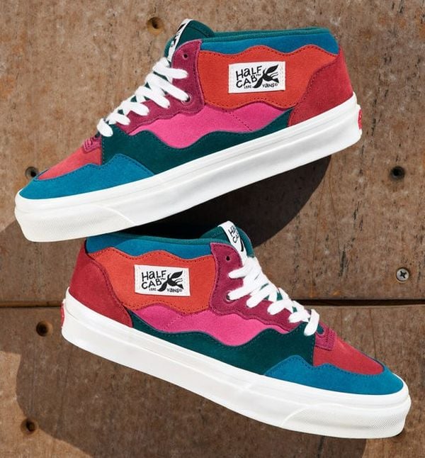 Vans x Piet Parra Suede Half Cab nieuwe sneakers hype dubbel zoveel waard