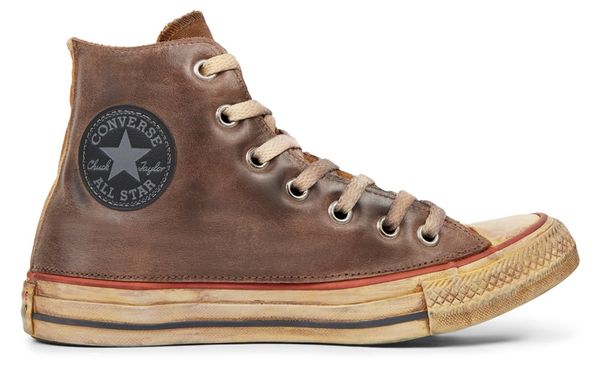 Chuck Taylor All Star Premium Vintage Leather High Top, sneakers, najaar, herfst, winter, 2019, 2020