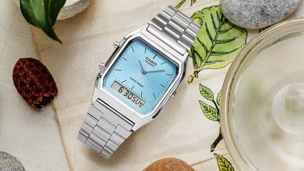 Nieuwe AQ-230 Series van Casio zivler goud retro horloge vintage 69 euro