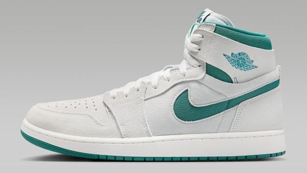 Nike Air Jordan 1 Zoom CMFT 2 nieuwe sneakers wit en groen