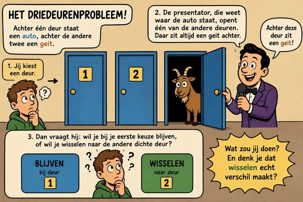 driedeurenprobleem duiven mensen wetenschap