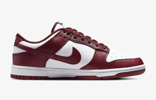 nike dunk low retro rood witte sneakers met korting in sale