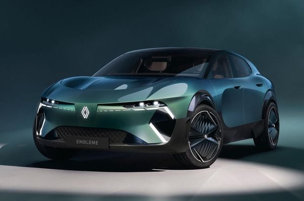 Renault Embleme suv auto op waterstof