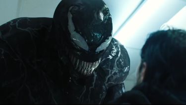 Marvel's anti-held Venom, gespeeld door Tom Hardy