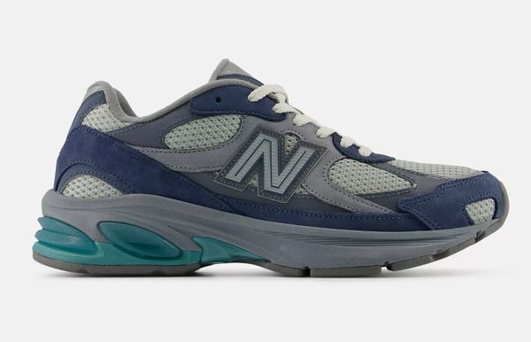 new balance 2010 abzorb dad sneakers 40 procent korting sale 102 euro blauw grijs