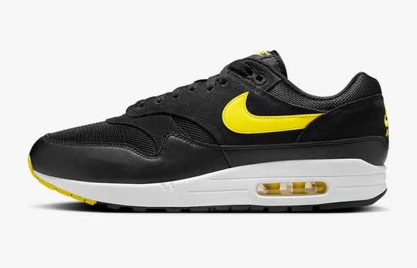nike air max 1 essential geel zwarte sneakers met korting in sale 2025