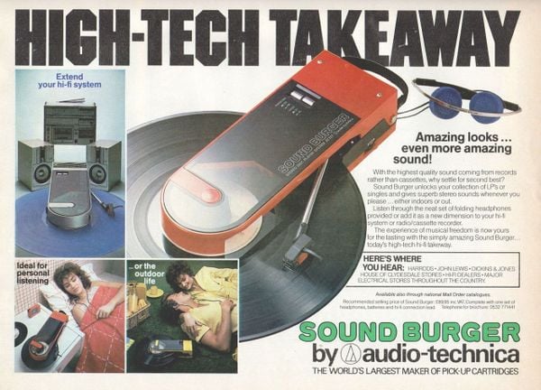 AT-SB2022 De coolste platenspeler van de jaren tachtig is terug Audio-Technica Sound Burger