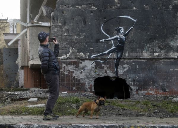 street-art, banksy, oekraïne, Borodyanka, kiev, irpin