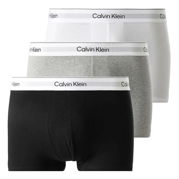 3 pack calvin klein boxershorts met zeldzame korting in de sale zwart grijs en wit