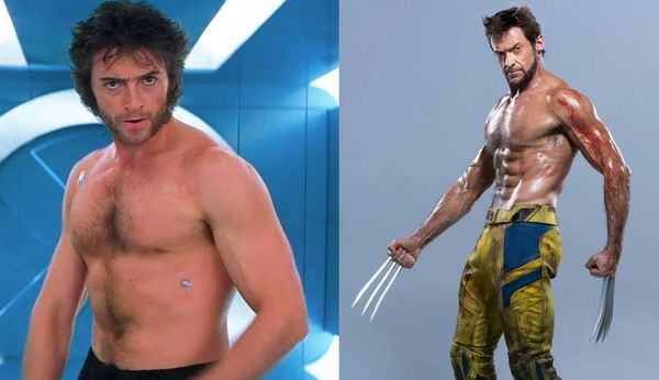 Hugh Jackman Wolverine 2000 vs 2024