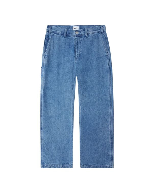 worker pant jeans broek obey 50 procent korting in sale