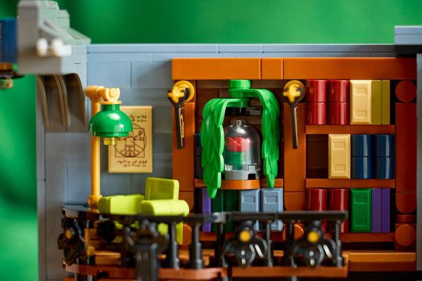lego boekenkast mens van vetruvius da vinci