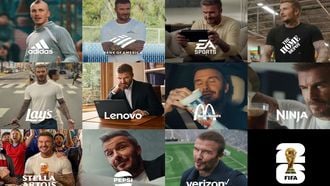 Dit casht wandelend billboard Beckham met 11 reclames WK 2026