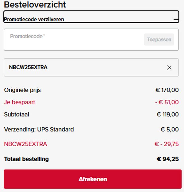 promotiecode new balance extra korting op black friday sale