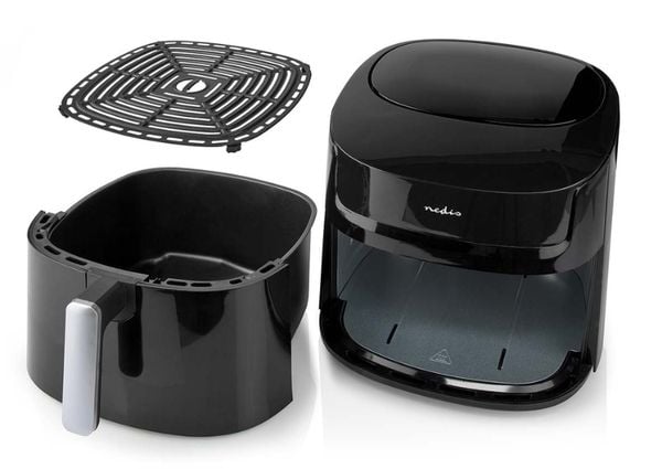 Nedis XXL Digitale Airfryer 7.2L nederlandse heteluchtfriteuse voor 49 euro met december korting