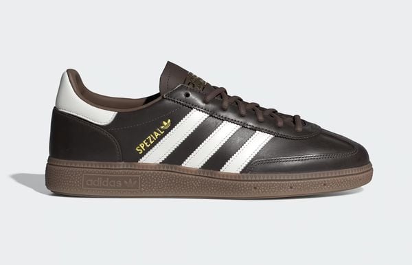 adidas handball spezial retro sneakers bruin leer