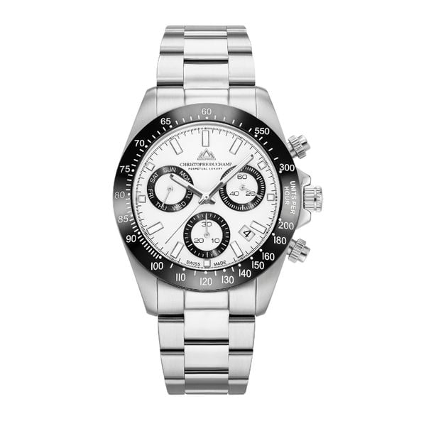 Christophe Duchamp - Grand Mont Ceramic goud zilver zwart stijlvolle horloges onder de 500 euro die rolex doen vergeten