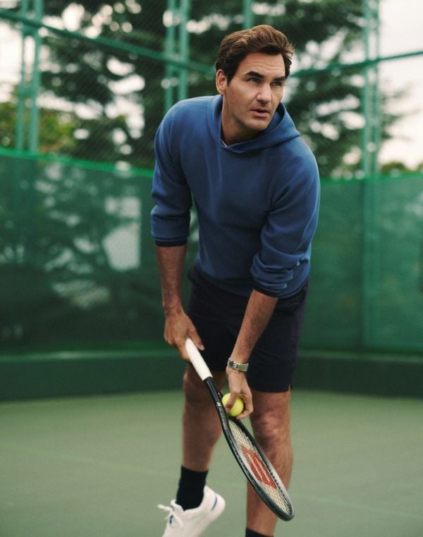 roger federer uniqlo hoodie nieuwe collectie 2026 59 euro capuchon trui