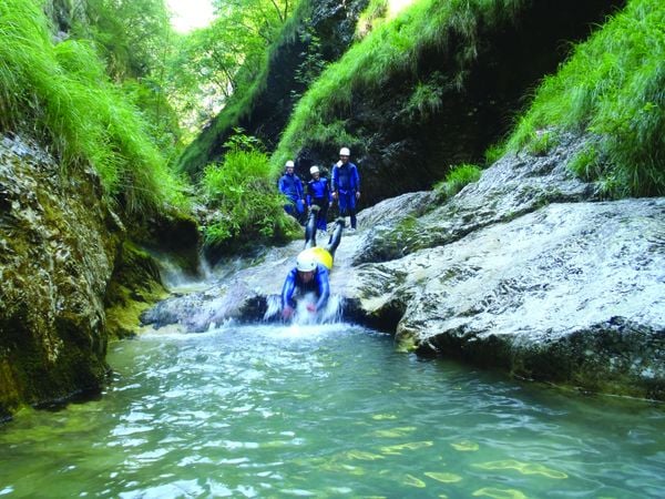 canyoning, Slovenië, paradijs, actieve vakantiegangers