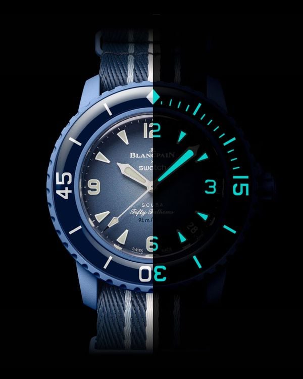 swatch blancpain horloges atlantische oceaan blauw bioceramic scuba nieuw hype horloge