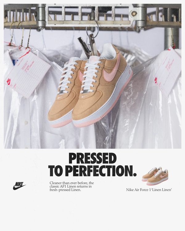 Nike Air Force 1 Low Canvas Linnen Lente Sneakers 223332