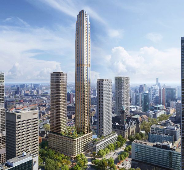 hoogste gebouw van europa project rise rotterdam bellevuetorens den haag