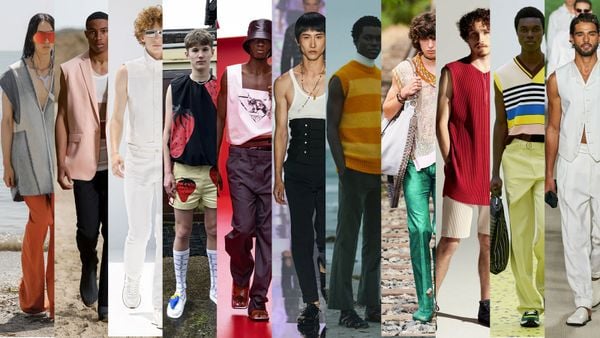 modetrends, mannen, 2022, geen mouwen