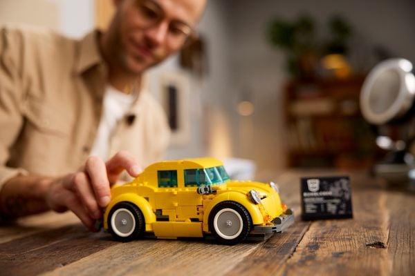 lego robot transformers bumblebee volkswagen kever