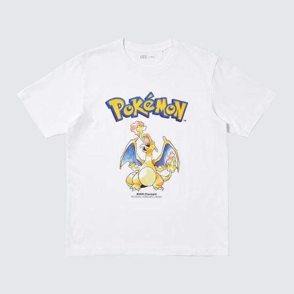 pokemon uniqlo t shirt 19,90 euro pixel charizard