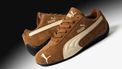 Puma dropt dé moto-sneakers van 2025 in stijlvol bruin
