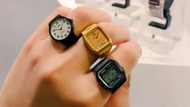 casio watch ring collection, klassieke horloges als ringen