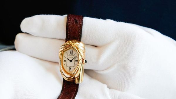 cartier cheich, paris dakar rally, horloge, goud, veiling, fortuin, miljoen, sotheby's watches