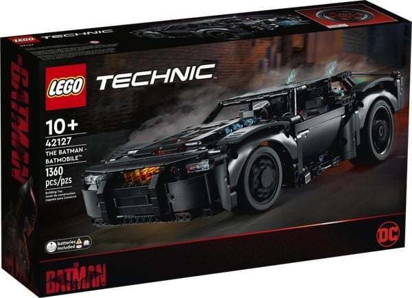 lego technic, batmobile, the batman, 2022, 42127