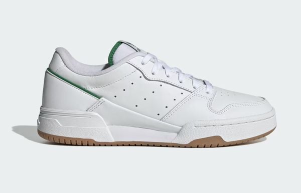 adidas team court 2.0 witte sneakers tennis retro korting sale 2025