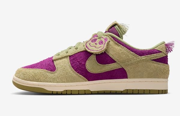 Nike Dunk Low Retro SE 'Panda Monium' nieuwe hype sneakers beige paars logo
