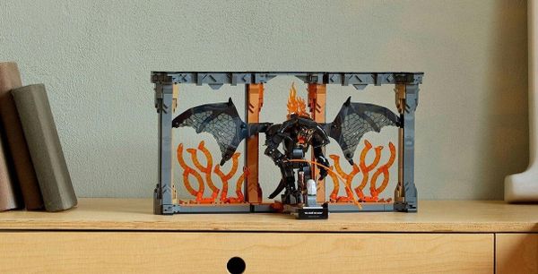 LEGO Icons 10367 Lord of the Rings- Balrog Book Nook copy