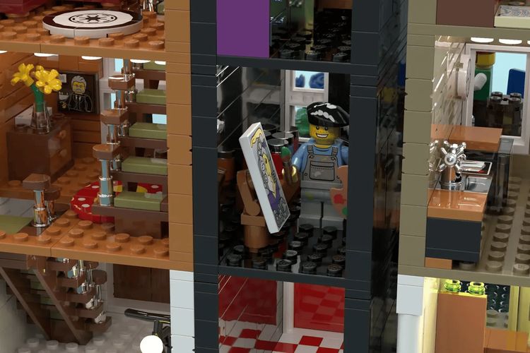 Amsterdam Canal Houses LEGO NEDERLANDSE SET 22