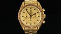 Originele 'MoonSwatch' te koop, een gouden Omega Speedmaster
