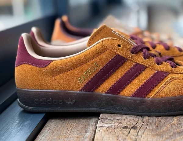 adidas gazelle sneakers met korting in lente sale 2025 oranje bruin bordeaux