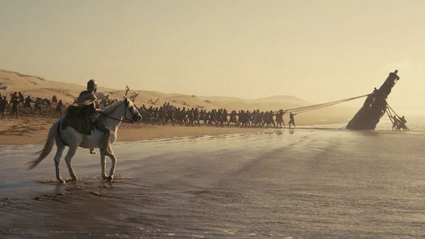Christopher Nolan the Odyssey film trailer castee