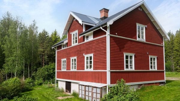 Deze villa van 2 ton is je Zweedse droom als micro-boer met B&B