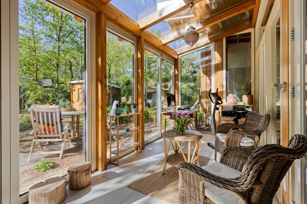 funda bungalow noord brabant energielabel a natuur bos modern tilburg